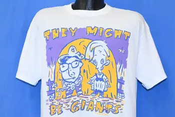 тениска група They Might Be Giants Flood Tour 1990 г. с албума на 90-те години