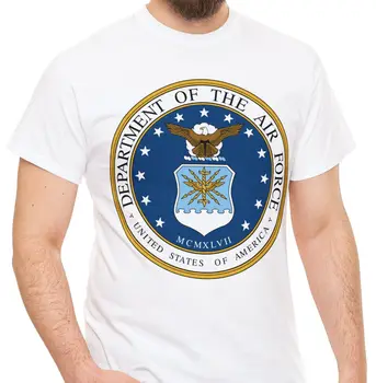 Военно управление на Военно-въздушните сили на САЩ, подарък мъжки t-shirt модел, размери S, M, L, XL, с дълги ръкави