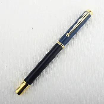 Луксозна метална писалка EF F с върха на дейност, офис, ученически пособия, Чернильная писалка за писане