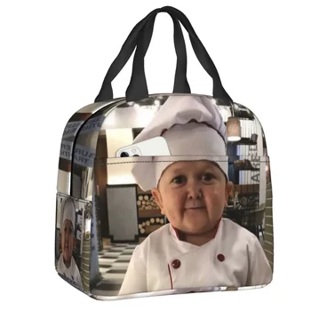 Чанта за обяд Hasbulla Cooking Master за мъже и жени, термоохладитель, изолиран обяд-бокс за деца, ученически работни чанти за пикник, чанти за хранене