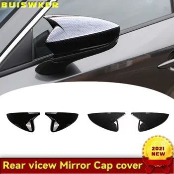 За Mazda3 на Mazda 3 axela 2019 2020 2021 карбоновые Автомобилни Капаци за Огледала за обратно виждане Shell Защита на Ръба на Огледалото за Обратно виждане на Кутията