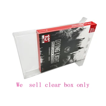 Висококачествена прозрачна кутия за ПРЕВКЛЮЧВАТЕЛ NS Dying Light Platinum Edition Collector Protection Box Прозрачна кутия за дисплея