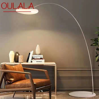 Под лампа OULALA Fishing в скандинавски стил, модерна семейна хол в близост До с мека мебел, декоративна лампа Creative Cloud LED