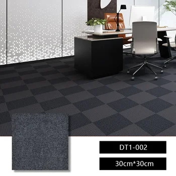 Самозалепващи килими и износоустойчиви подови настилки Ремонт на бетонни подове Офис спални, покрити с ковровыми стикери 10 бр.