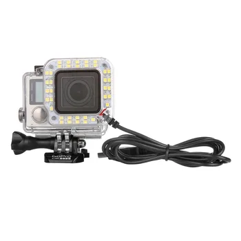 Осветление USB пръстен за обектива Led светлини за нощна стрелба, за спортни камери за GoPro HERO 4 3 +