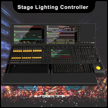 Новият контролер на Linux, професионално сценично осветление, Движеща се глава, DJ, парти, в диско-бара, Конзола DMX, сензорен екран