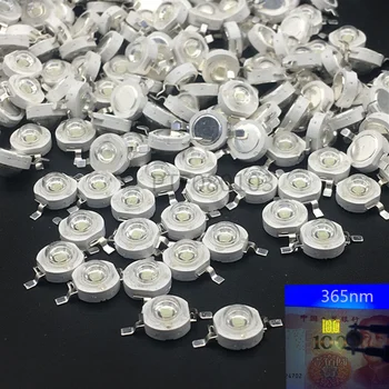 3 W UV лампа Paars LED Ultraviolette Lampen с ламповыми чипове 365нм 375нм 380нм 385нм 395нм 400нм 405нм 410нм 420нм 3 W висока мощност-L