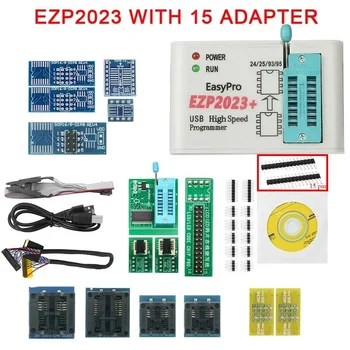100% Оригинален EZP2023 Високоскоростен USB SPI Програмист EZP 2023 Поддръжка 24 25 93 95 25 EEPROM, Флаш на BIOS чип е по-Добре, отколкото EZP2019