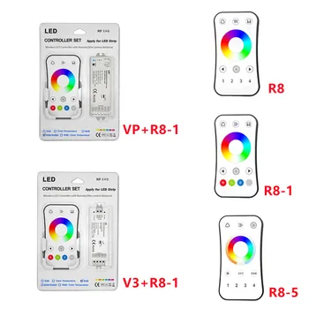 2.4 GHZ RGB/RGBW Контролер led лента RF Touch Wi 4 зони 4A * 3CH канал 3 затъмняване за RGB/RGBW/RGB +CCT led ленти или на модули