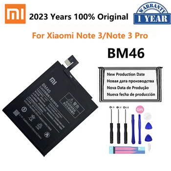 100% Оригинален Мобилен Телефон Реалния Капацитет 4050 mah BM46 За Xiaomi Redmi Note 3 Note3 Pro/Prime Hongmi Battery Bateria