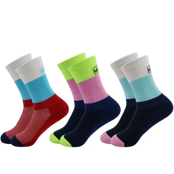 Унисекс Памучни спортни чорапи от медни влакна за джогинг, фитнес, чорапи за прасците и глезените