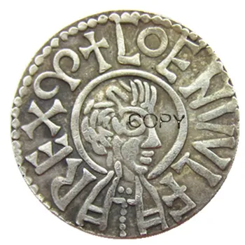 Великобритания(02)Великобритания 796-821 крал Меции Коэнвульф Копирни монети със сребърно покритие, деноминирани 1 стотинка