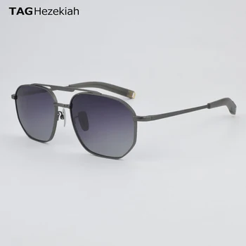 ТАГОВЕ Hezekiah Titanium маркови слънчеви очила мъжки слънчеви очила с високо качество, мъжки реколта маркови дизайнерски слънчеви очила с UV400, очила дамски