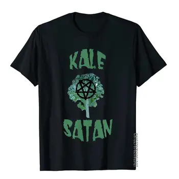 Забавна тениска с зеленчуци с демонични пентаграма Kale бизнес мениджър, Забавна тениска за мъже, памучни блузи и тениски Cosie