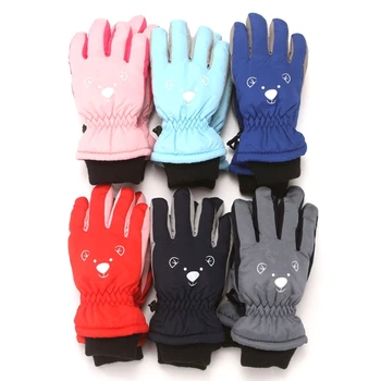 Топли непромокаеми дебели ски ръкавици за зимата за децата от 3 до 7 години