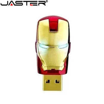 Led лампа JASTER Metal Head USB Флаш памети 64 GB Водоустойчив стик 32 GB U-диск 16 GB Метална карта памет 8 GB Подаръци за деца