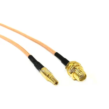 Удължителен кабел на Антената за 3G и 4G SMA с Клъстер конектор към штекеру CRC9 RG316 Коаксиален кабел с Косичкой 15 см 6