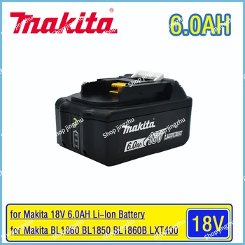 Литиево-йонна батерия 18V Makita 6.0 Ah за Makita BL1830 BL1815 BL1860 BL1840 подмяна на батерии за електрически инструменти