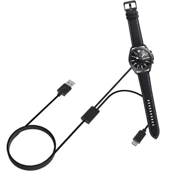 Зарядно Устройство ForSamsung ForGalaxy Watch 3/4 /Active 2 Зарядно устройство за Зарядно устройство ForGalaxy Watch 2 В 1 Поставка За зареждане на Смарт часа Кабел За зареждане