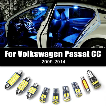 Автоматична led крушка за Volkswagen VW Passat CC 2009-2014 Лампи за четене в купето Тоалетен огледало на Жабката Осветлението на багажника Аксесоари