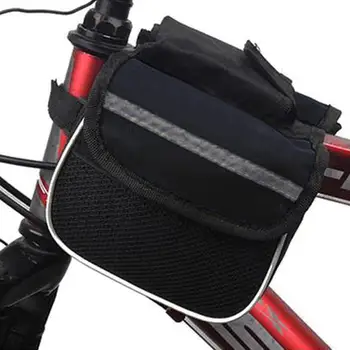 Велосипедна чанта Колоездене под Наем Двойна чанта за мотор Предна Горна Тръбна Рамка Калъф за съхранение на апарата Велосипедна Чанта Аксесоари за велосипеди bolsa bicicleta
