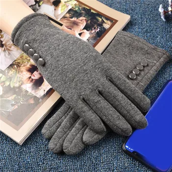 Дамски зимни ръкавици със сензорен екран, есенни топли ръкавици, ръкавици за шофиране, ски ветроупорен ръкавици Luvas Guantes Handschoenen