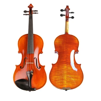 Висококачествена професионална цигулка 20-годишна давност, естествено сушени ленти клен, алкохолна лак ръчно изработени, марка Violino 4/4 3/4 TONGLING