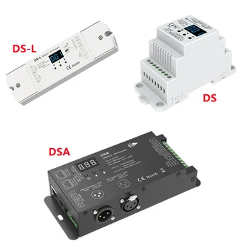 DMX512 в SPI DMX Декодер Конвертор DSA DS-L Универсален DMX512/1990 Цифров сигнал В SPI Подкрепа 6803/2811/2812/2801 IC