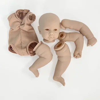 20-инчов Комплект Reborn Kit Piper Неокрашенный Комплект за новородено Кукли с Тялото и очите T Juguetes Para Niñas Bebe Reborn Kit