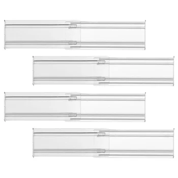 4шт широко се използват преградни стени кутия за табла прозрачна разделител чекмеджето разделителната дъска