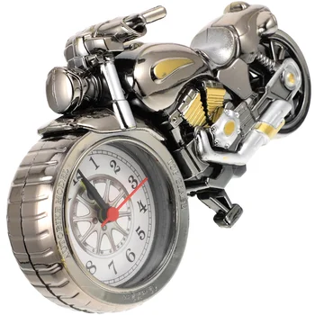 1 бр. реколтата, настолни часовници, модел на мотоциклет, настолен будилник (случаен рисуване)