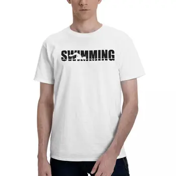 Тениска Swimmin Water 1, хипстерская тениска за възрастни с хумористичен графичен модел за отдих, висококачествен отвор на вратата, размер Eur
