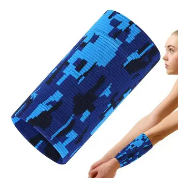 Спортни ленти за пот Многоцветни камуфляжные гривни за защита на китките Летни аксесоари за спорт във фитнес зала Тенис Бягане