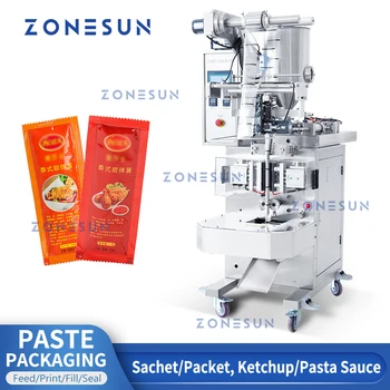 ZONESUN Автоматична Машина за формоване на пакети за пълнене и затваряне ZS-S100