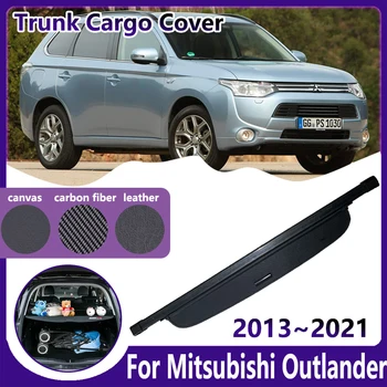 Шторка багажника на колата за Mitsubishi Outlander 2.4 L Електрическа задна врата 2013 ~ 2021 Аксесоари Подвижни капака на багажника Поверителността на Багаж