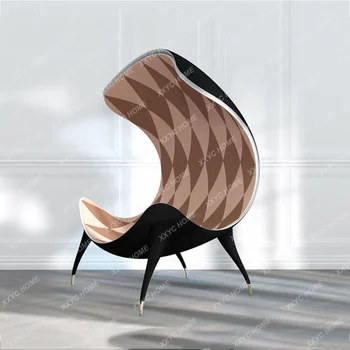 Стол със специална форма, Един Творческа стол за работа, стол за почивка в изложбената зала, стол от фибростъкло