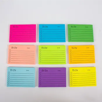 6шт Раздела за бележки Флуоресцентни цветни Книги Маркер за страници Хартия етикети обикновена Хартия Етикети за ученически пособия Bookmark