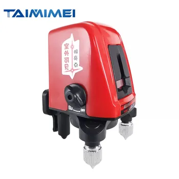 Лазерен ниво TAIMIMEI Мини Преносим Червен 3D Лазерен размер на 360 Далекомер Ниво на Лазерната линия като инструмент за изграждане