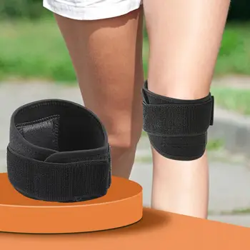 Защита на капачката на коляното Еластичен наколенник Премиум-клас Каишка за подкрепа на сухожилията патела Регулируема Задържане Дишаща лента за коляно