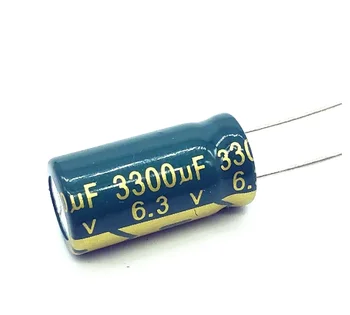 10 бр./лот 6,3 НА 3300 ICF 10*20 Ниско съпротивление esr/Импеданс висока честота на алуминиеви електролитни кондензатори 3300UF 6.3V3300UF 20%