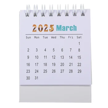 Настолен календар в 2024 година Мини Офис Украшение на 2023-2024 година. Удобно работно бюро, с възможност за сгъване на хартия