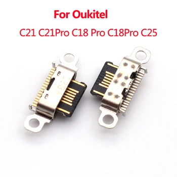 2 елемента USB Зарядно устройство Конектор за док-станция за Oukitel C21 C21Pro C18 Pro C18Pro C25 Тип C за Контакт изход Jack Plug