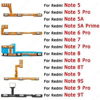 За Xiaomi Redmi Note 8 8T 9 Pro 9S 9T 5 5A Prime 6 7 Превключвател за Включване, Изключване на Звука на Резервни Части Страничен Бутон, Клавиш за Изключване на Звука Гъвкав Кабел