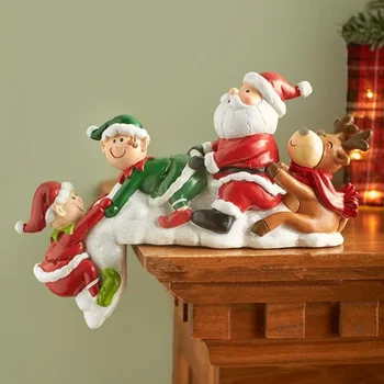 Коледен гном, Безлични кукли, фигурки бяла мечка, за Украса на Коледното стая, Децата 2024, Коледни подаръци, Cartoony декор, подарък-изненада