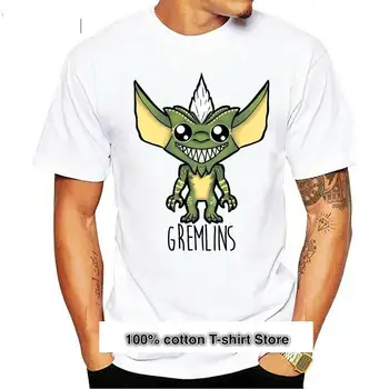 Gremlin-Camiseta a rayas de Gizmo Gremlins, ilustración inspirada en gráfico, Mogwai