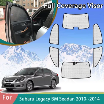 Авто сенника е С Пълно Покритие За Subaru Legacy BM Седан Legacy B4 Комби Либърти 2010 ~ 2014 Анти-UV Аксесоари Прозорец Козирка