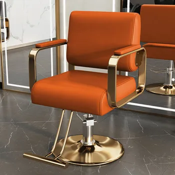 Професионално луксозно бръснарски стол за мъже, Отточна тръба на шарнирна връзка лифт от неръждаема стомана, Салонное стол, Персонални Безплатна Доставка, Мебели Cadeira