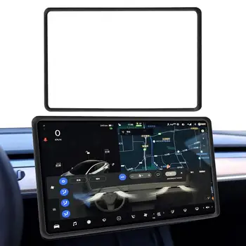 Авто Център За Управление С Touch Screen Калъф Защитно Покритие На Екрана За Модели 3/Y Слънцезащитен Прахоустойчив Ръкав За Украса На Интериора На Автомобила