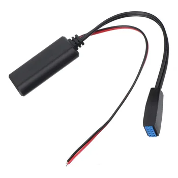 Авто модул Bluetooth 10-пинов за BMW E39 E46 Помощен кабел на приемника, адаптер аудиокабеля