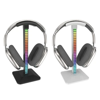 Детска слушалки T8WC Титуляр за слушалки, Стойка за съхранение на слушалки и рафтове за изложбата на стоки RGB